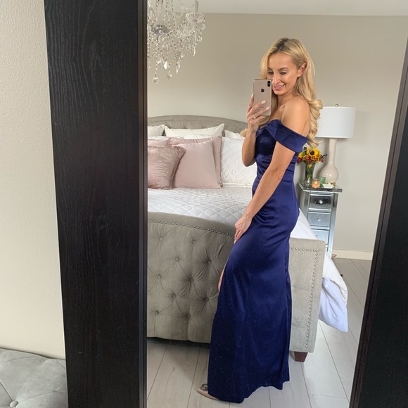 Blue Formal/ Cocktail Dress by Way-In Clothing Co. - Picture 6 of 8